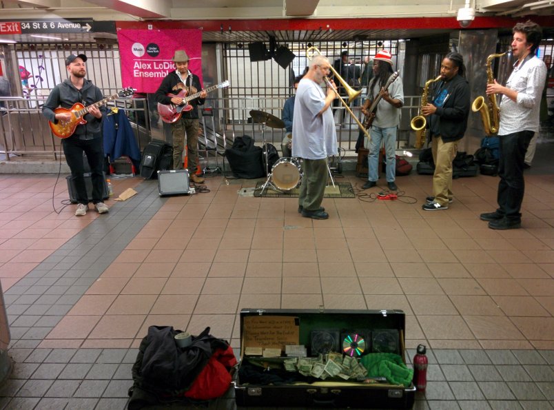Alex LoDico Ensemble in 34th station subway picture 43849