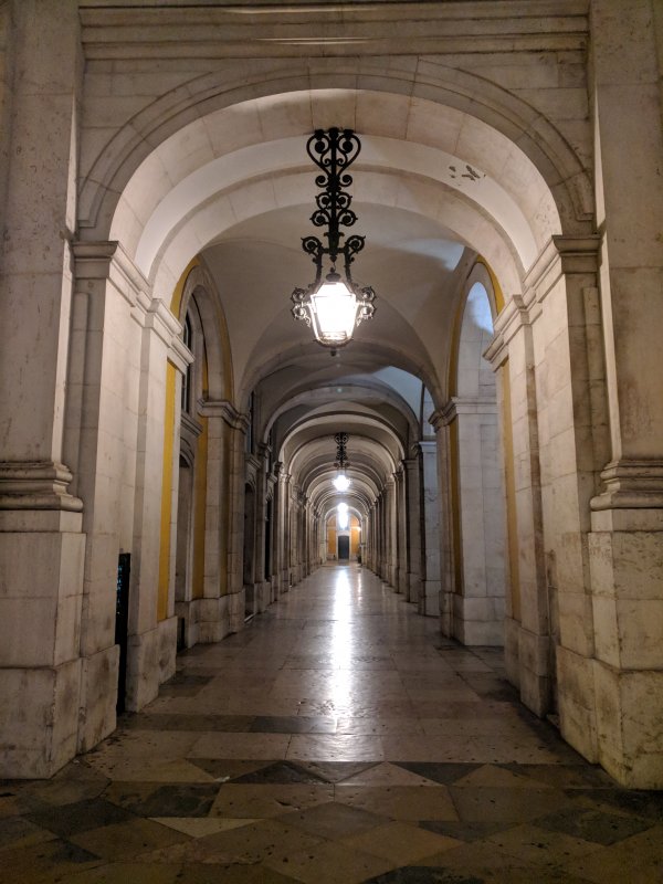 Colonnade at Supreme Court of Justice