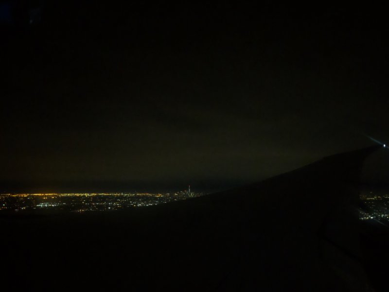 Manhattan at night is fascinating, especially from a bird's-eye view