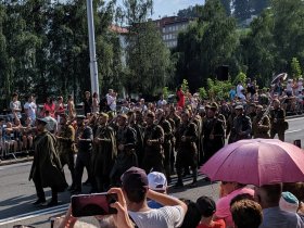 Replicas of historical uniforms from the Uprising times (August 2019) Replicas of historical uniforms from the Uprising times (August 2019)