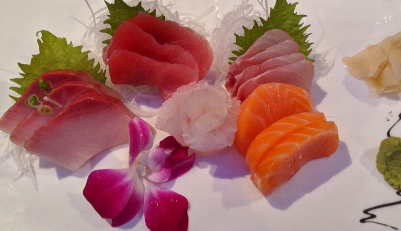 Dinner in Nishiki Sushi restaurant