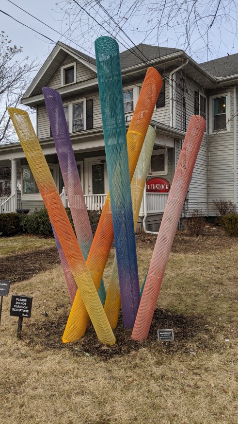 Color Field Sculpture by Shelley Parriott