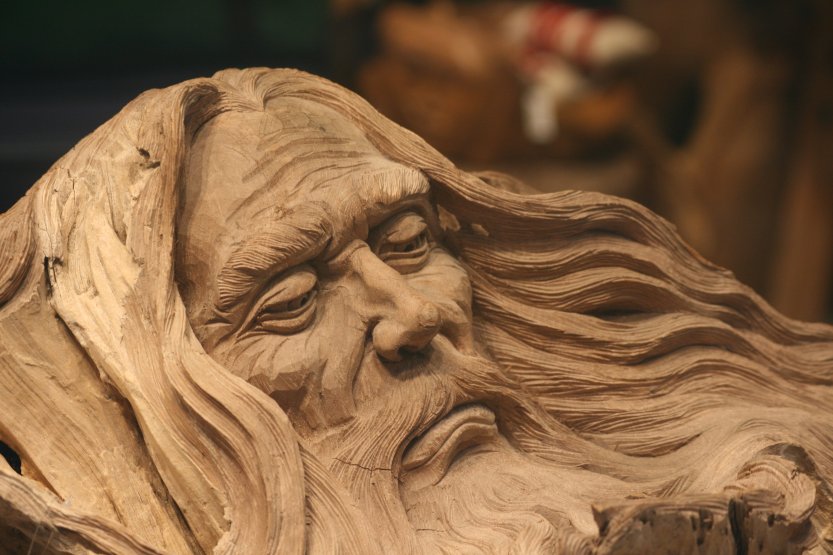 A very fine examplewoodcarving art