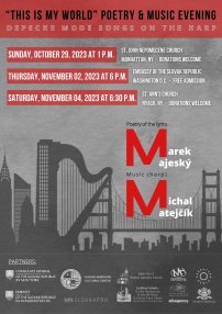 "THIS IS MY WORLD" POETRY & MUSIC EVENING (Október 2023) "THIS IS MY WORLD" POETRY & MUSIC EVENING (Október 2023)