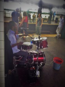 Musicians in the subway (August 2015) Musicians in the subway (August 2015)