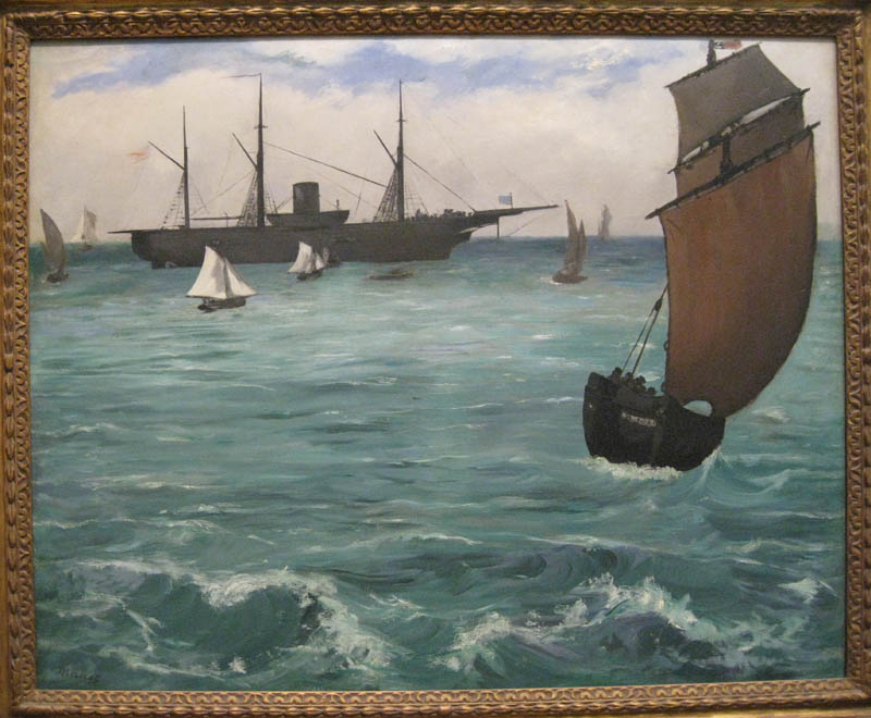 douard Manet - The Kearsarge at Boulogne