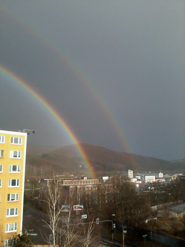 Double rainbow in BB