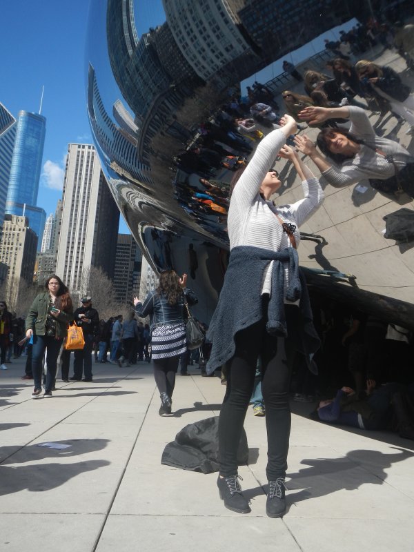 Cloud Gate v Chicagu (Aprl 2015)