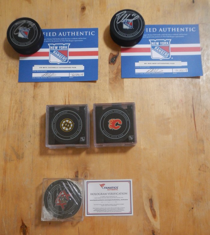 Pucks arrived (April 2015)