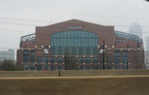 Lucas Oil Stadium - the home field of Indianapolis Colts (April 2015)