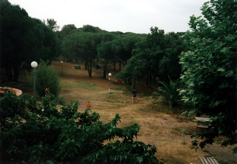 A view from our hostel window (July 1999)