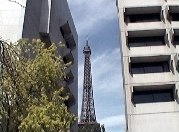 The first look at Eiffel tower (July 1999)