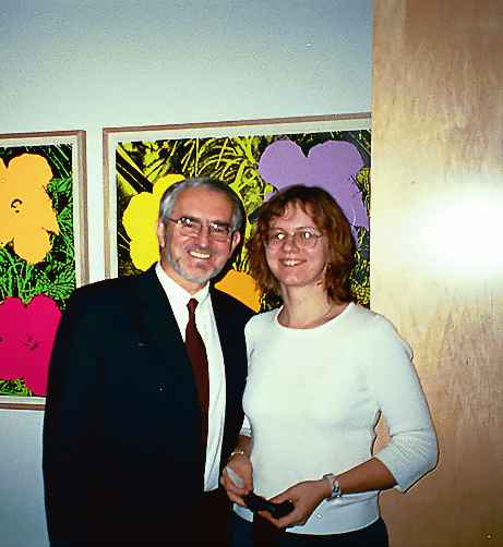 Katarína and ambassador Martin Bútora (December 2002)