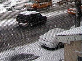 Snowing in NYC (December 2003)