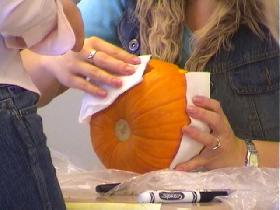 Halloween party in my ESL class (October 2003)