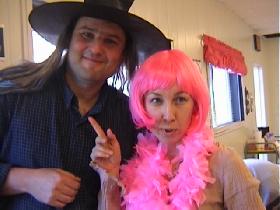 Halloween party in my ESL class (October 2003)