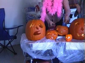 Halloween party in my ESL class (October 2003)