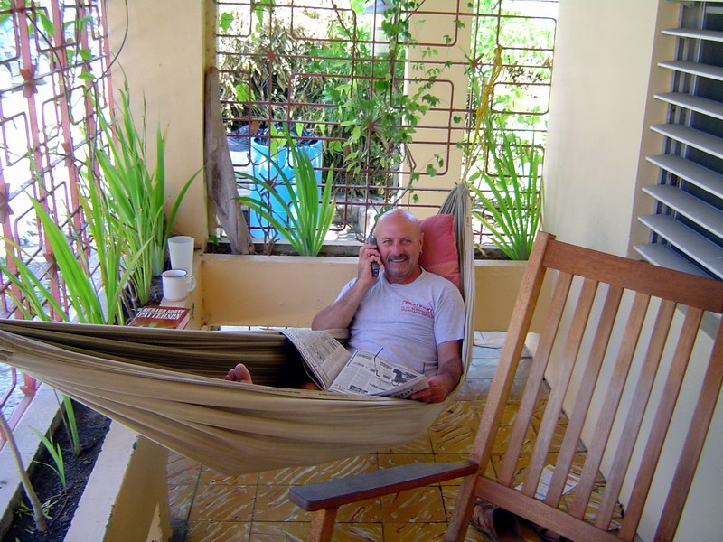 Owen in his office (July 2005)
