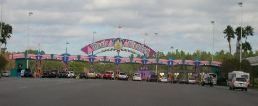 Entrance to Magic Kingdom (December 2005)