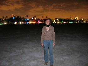 Milena na pli v Miami. (December 2005)