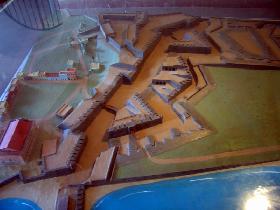 A model of the fort (April 2006)