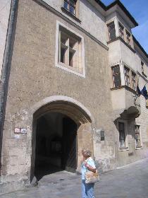 Academia Istropolitana - the oldest university in Slovakia (founded 1465 by King Mathias Corvinus ) (August 2006)