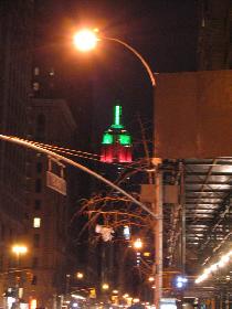 A look at the Empire State Building in a distance (December 2006)