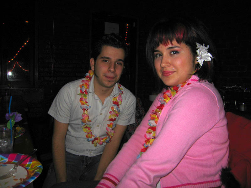 Stephanie with her boyfriend (December 2006)
