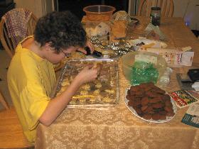 Traditional Slovak Christmas cookies (December 2006)