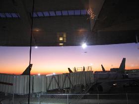 Sunset at JFK airport (December 2006)