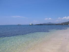 A distant view to Old Pier, Esperanza, and Monte Pirata (April 2007)