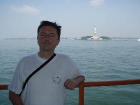 Statue of Liberty and the Battery Park (July 2007)