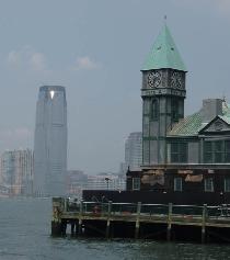 Statue of Liberty and the Battery Park (July 2007)