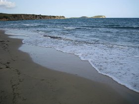 Playa Negrita - the black sand beach (July 2008)