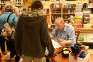 Book signing in Borders by author John H. Briant (May 2008)