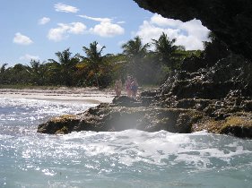 View from the cave (April 2008)