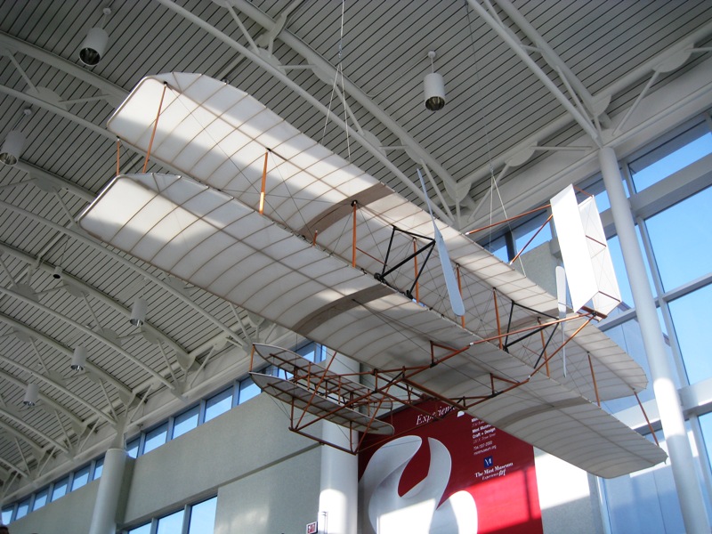 Model of the Wright brothers' Wright Flyer I (April 2009)