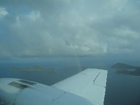 We were welcomed by the rainbow (August 2009)