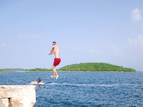 Old pier - jumping and snorkeling (July 2010)