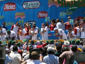 Nathan's Famous HotDog Eating Contest (July 2010)