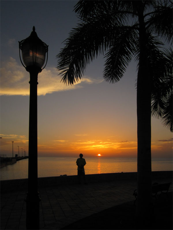 Zpad slnka vo Frederiksted (August 2010)