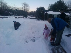 Snow at Jaraczs (December 2010)