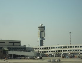 Switching planes in Milan (August 2011)