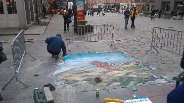 Chalk painting (November 2011)