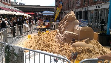 Sand "castle" (June 2012)