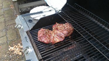 Leg of lamb is getting ready (August 2012)