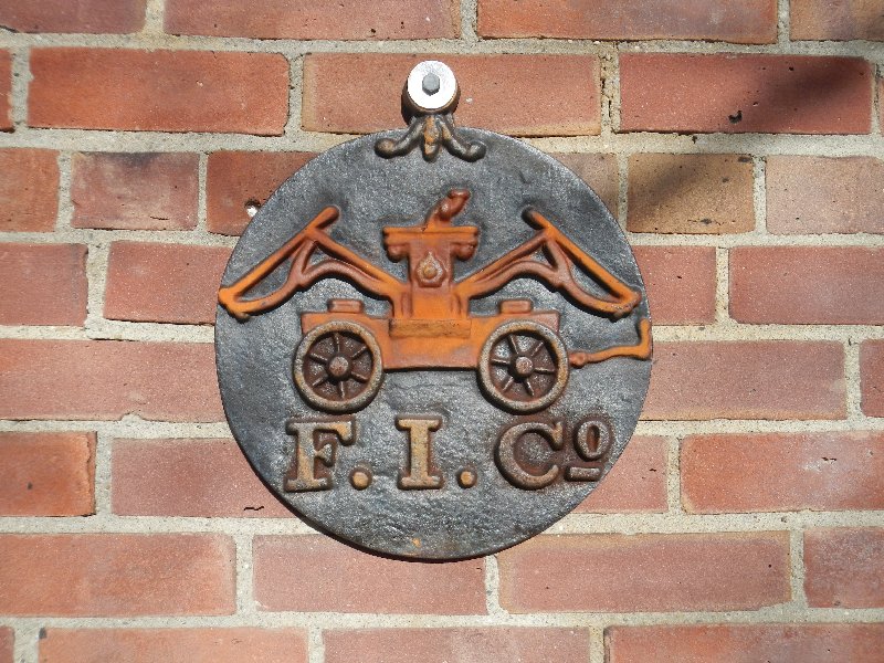 Logo on a fire-station (February 2013)