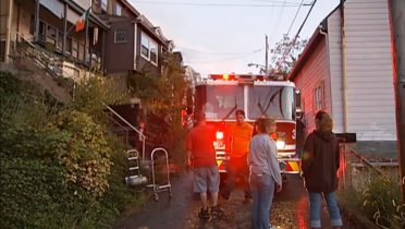 Tom's house ablaze (September 2013)