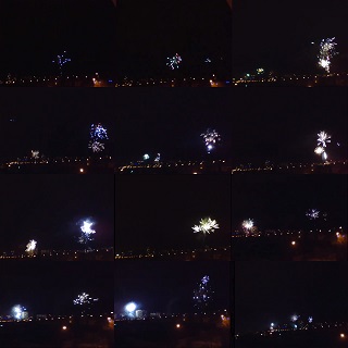 Fireworks in Bansk Bystrica (December 2013)
