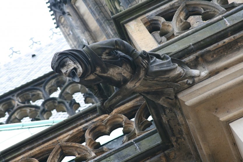 Gargoyles on St. Vitus Cathedral (June 2014)